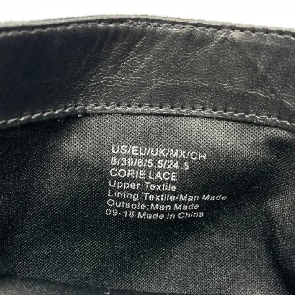 Kenneth Cole Reaction Women's Corie Lace Heeled Boots‎ Black Suede Size 9B